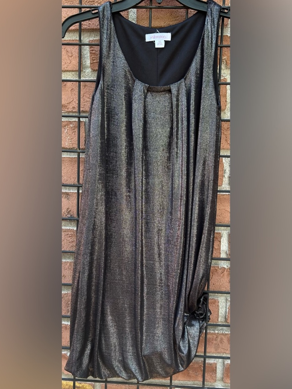 Xhilaration Shimmery Gunmetal Dress